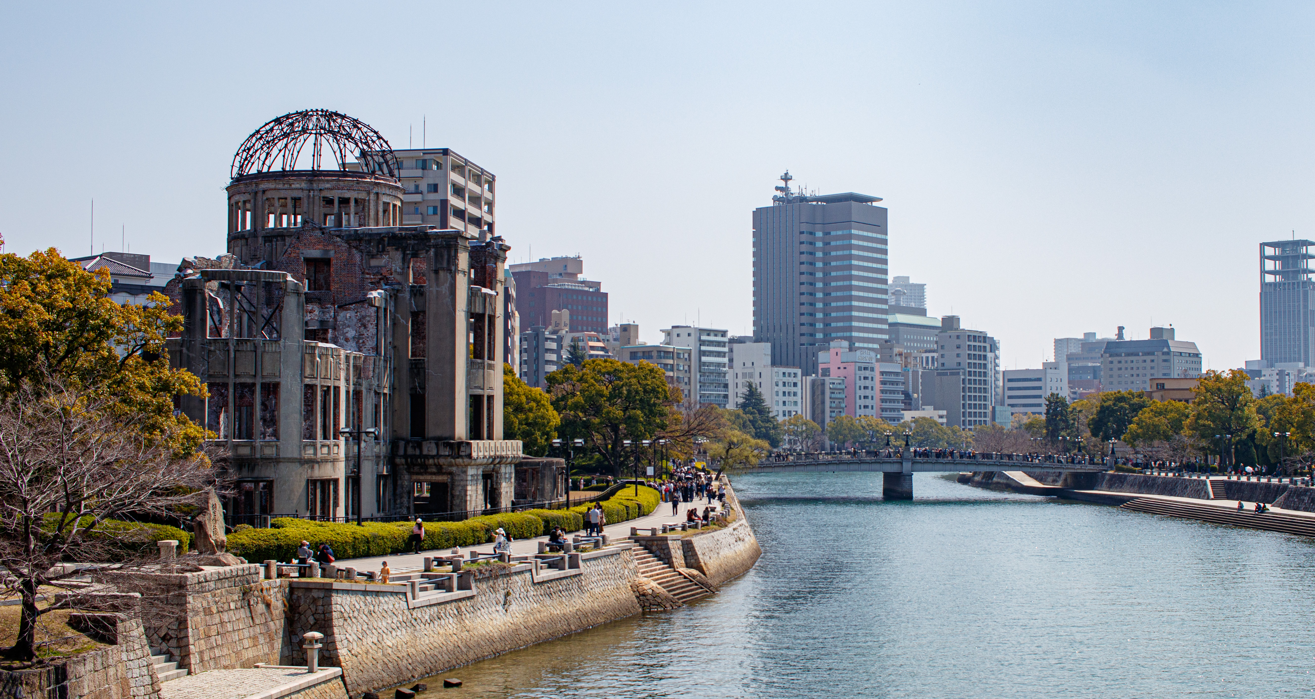 The Atomic Bomb Dome, left standing as a memorial